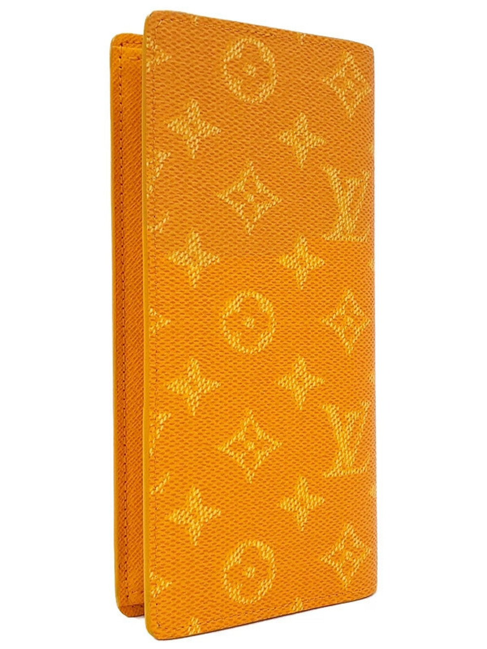Louis Vuitton Monogram Heritage fold Portefeuille Brazza Bi Long Wallet NM Brown